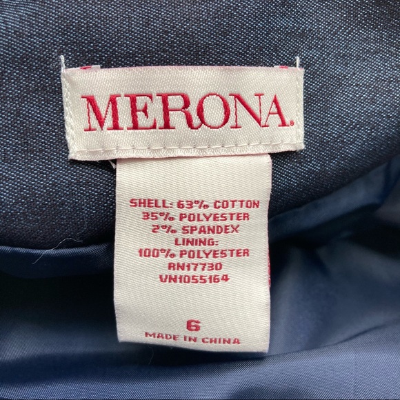 Merona Denim Side Zip Pencil Skirt - Picture 7 of 9